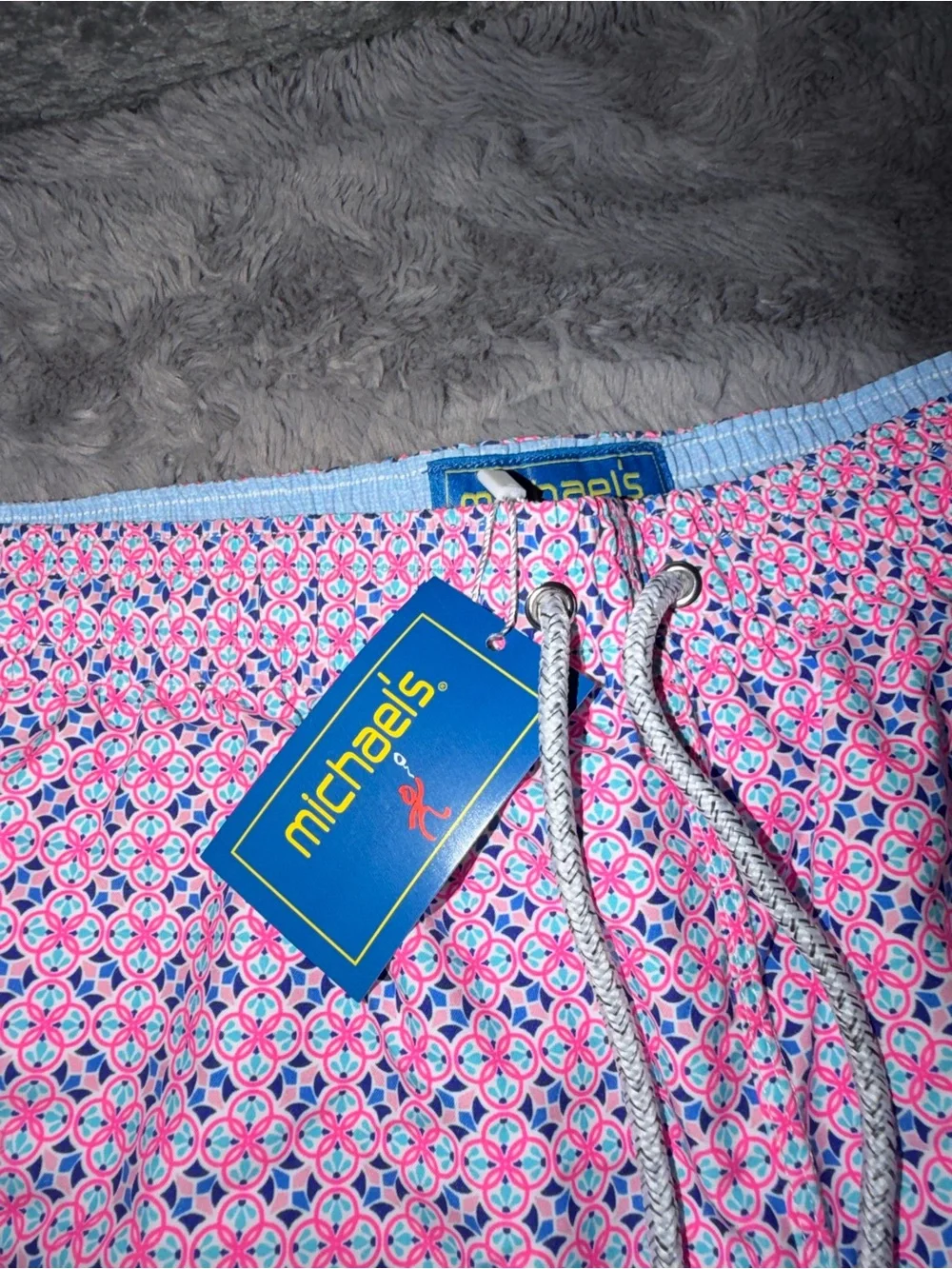 Michael’s Men’s Pink Floral Swim Trunks NWT xl